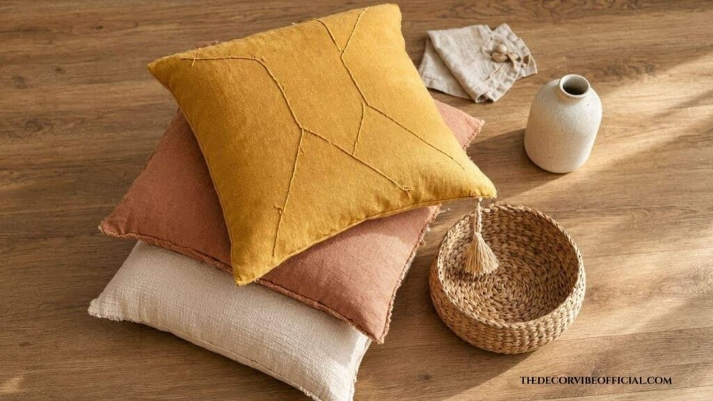 Budget-friendly accent pieces for a beige sofa living room
