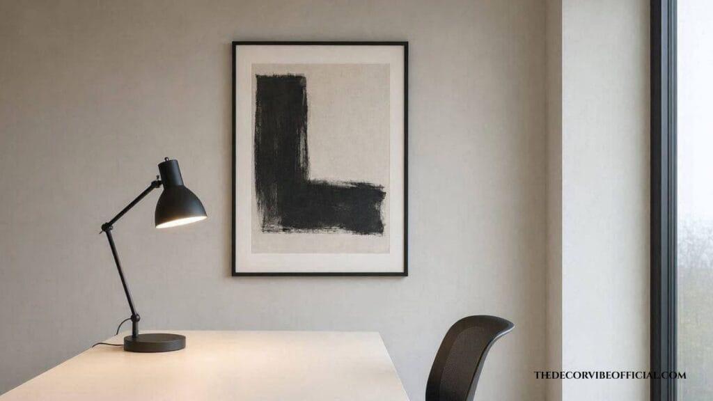 Modern home office decor ideas with white desk near a sunlit window