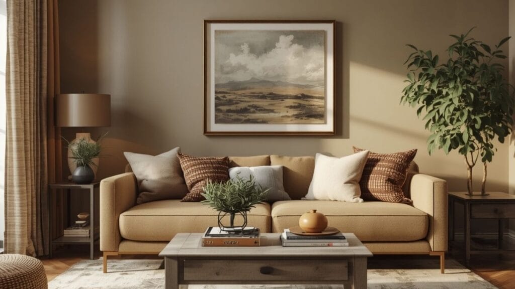 Finished budget DIY home decor living room makeover