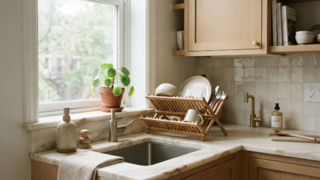 budget friendly corner sink kitchen decor ideas for small kitchens