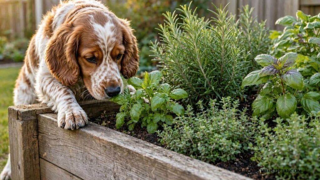 Sniff garden idea for a dog friendly backyard on a budget