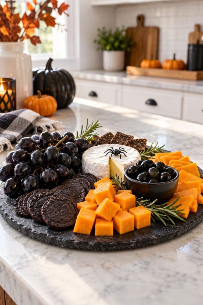 Spooky charcuterie board, a halloween decor ideas kitchen project